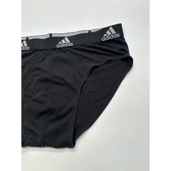 Adidas Men's Briefs Underwear Black Aeroready Athletic Performance Large 36-38 - Picture 3 of 6